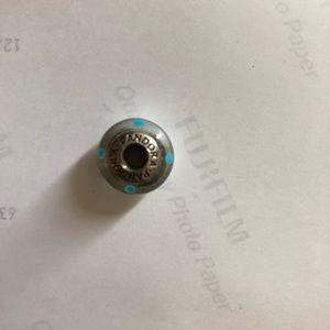 Pandora blue polka dot charm